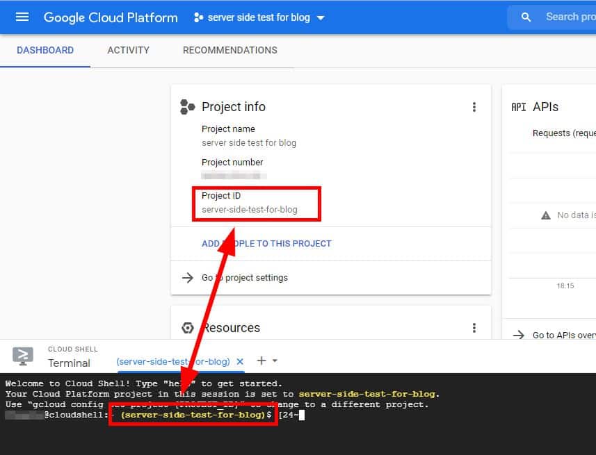 google cloud platform project id