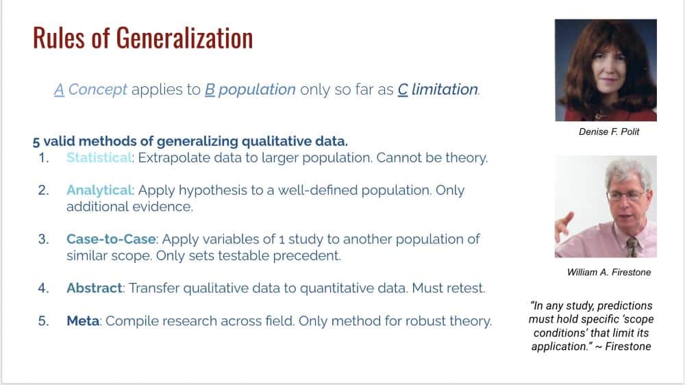 rule of generalization