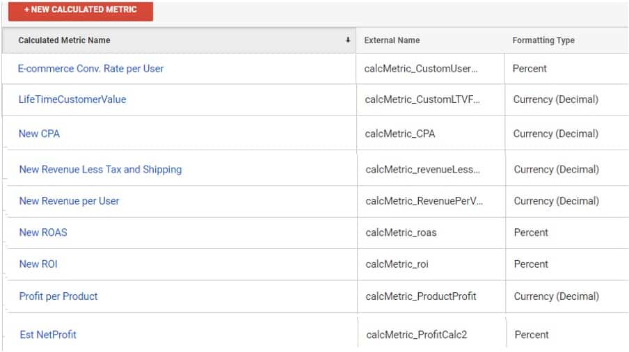example of custom dimensions for Google analytics 4