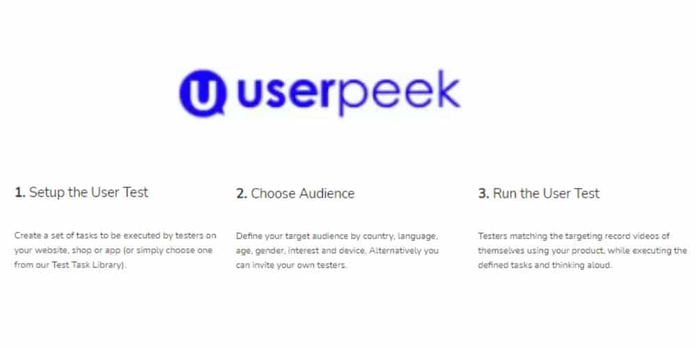 features of userpeek