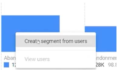 Create segment from users