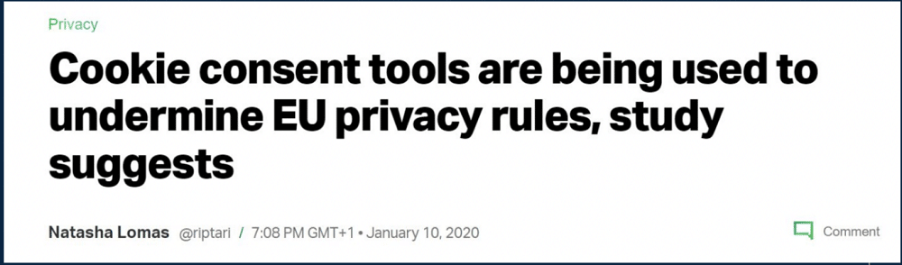 An article claims that consent tools undermine EU privacy rules instead of protecting it.