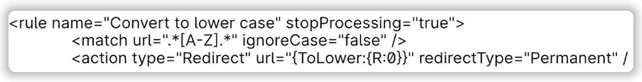 Stick to lowercase letters in URLs