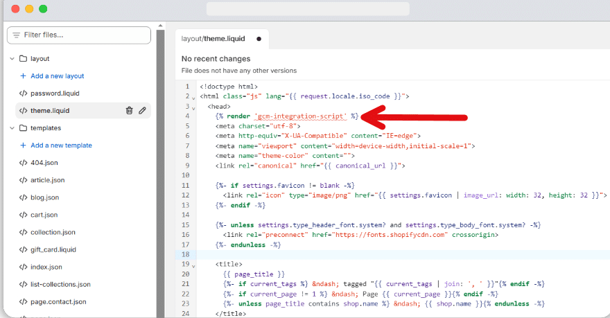 Code snippet that enable Google Consent Mode kicks in before any other tracking code